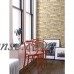 RoomMates Stuccoed Brown Brick Peel and Stick D&eacute;cor Wallpaper   550098250